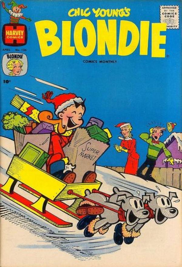 Blondie Comics Monthly #136 cover