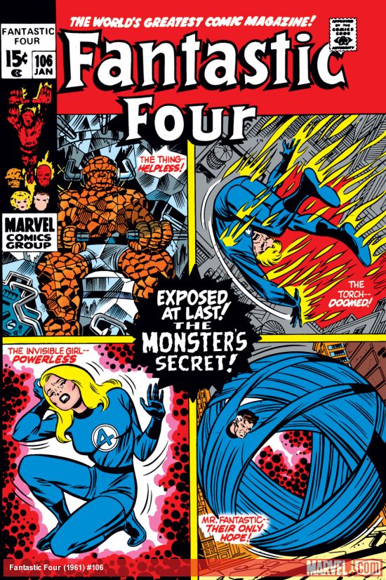Fantastic Four #106 cover