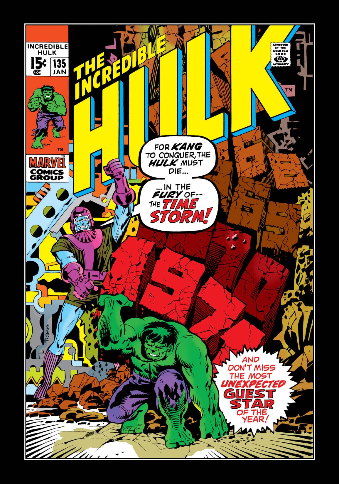 The Incredible Hulk #135 cover
