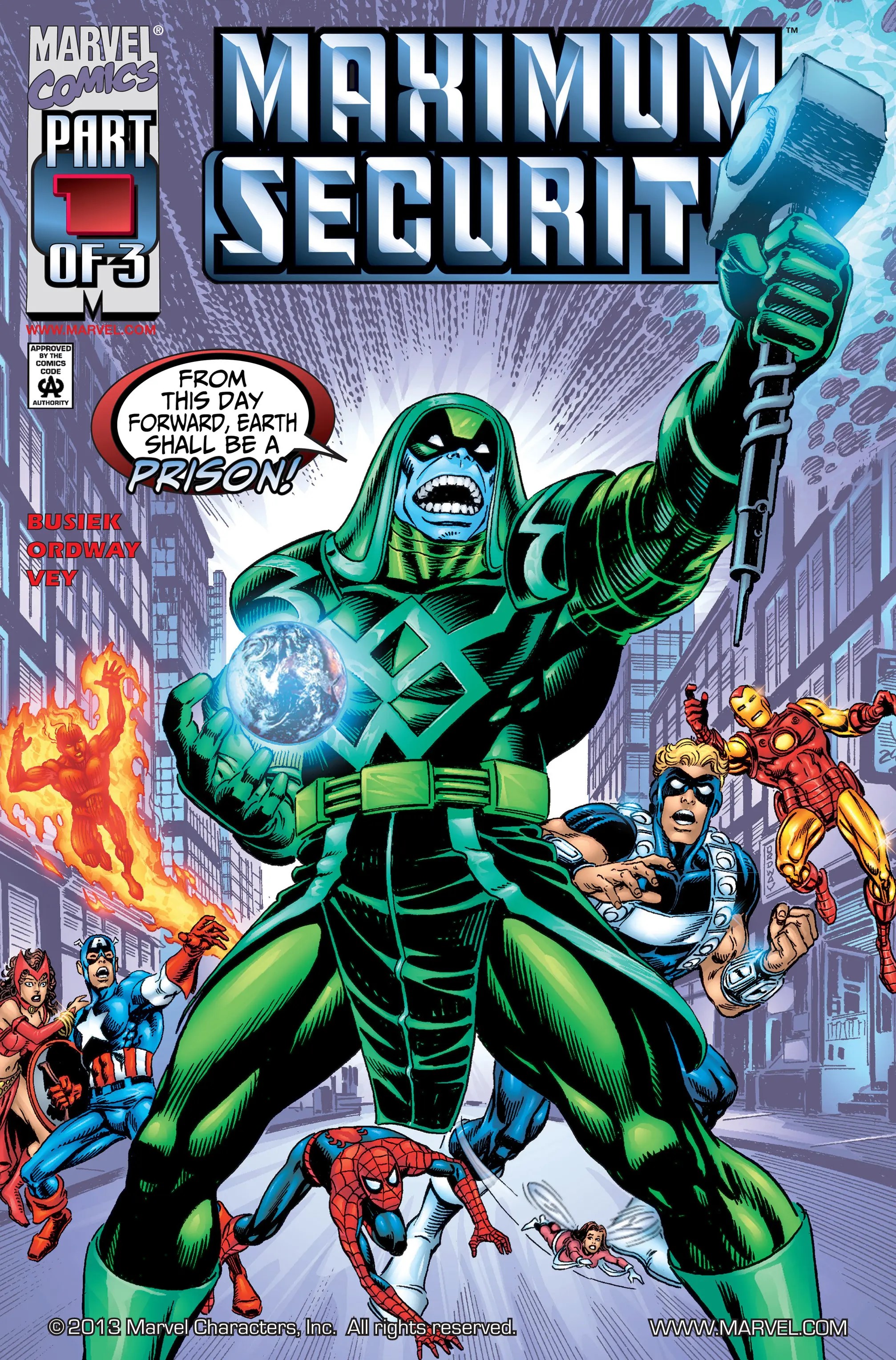 Maximum Security #1 cover