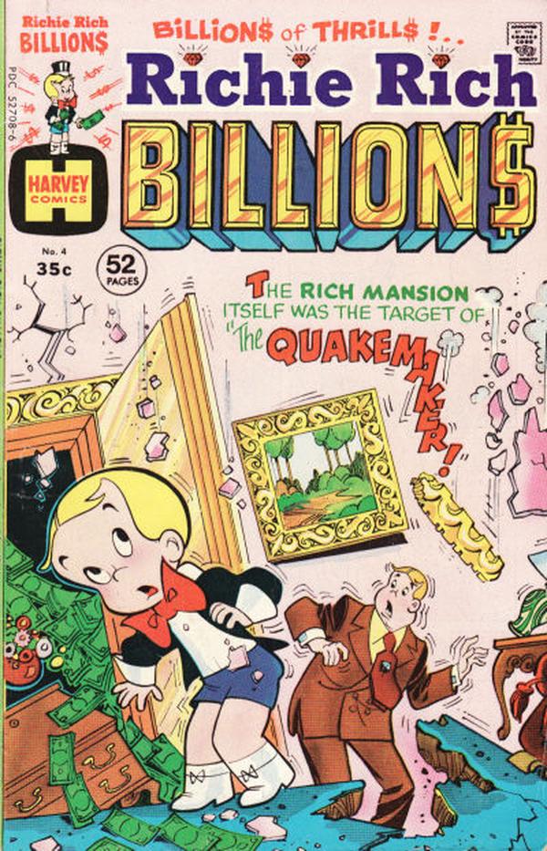 Richie Rich Billions #4 cover