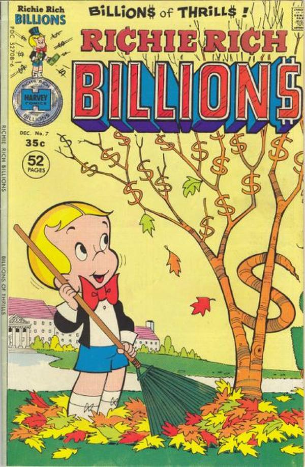 Richie Rich Billions #7 cover