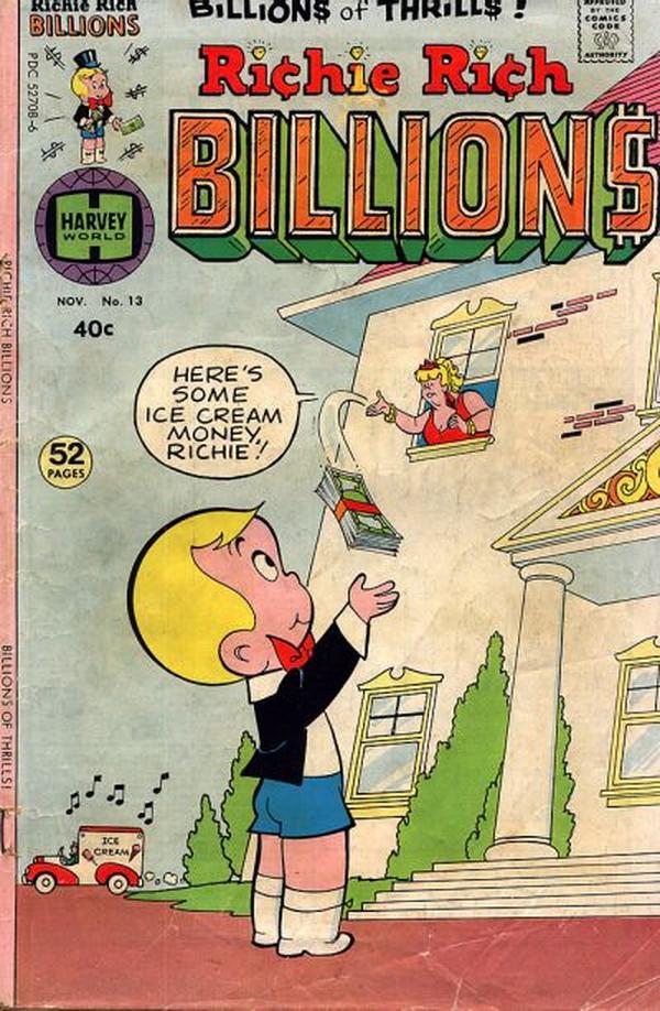 Richie Rich Billions #13 cover