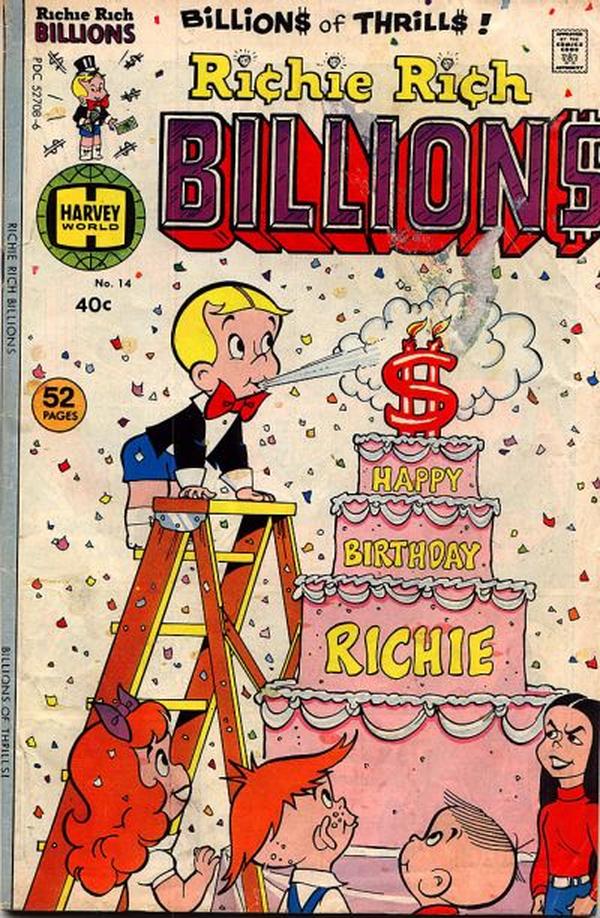 Richie Rich Billions #14 cover