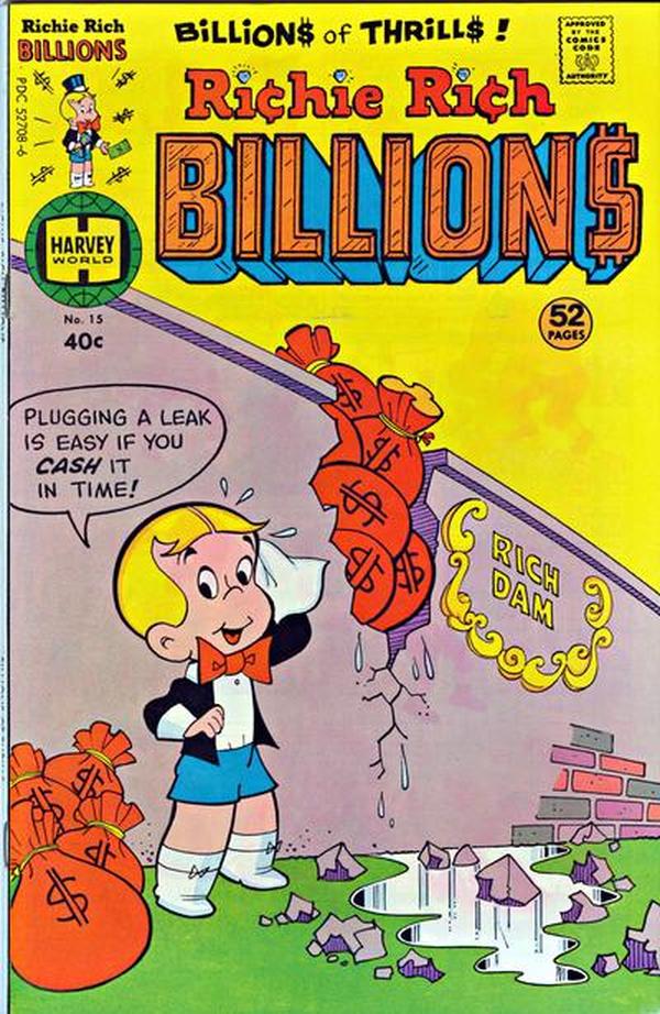 Richie Rich Billions #15 cover