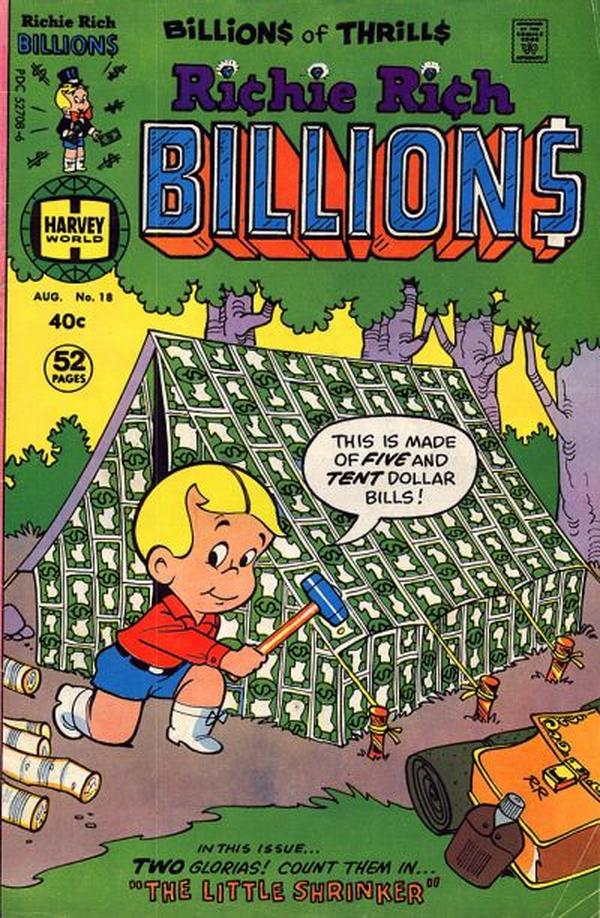 Richie Rich Billions #18 cover