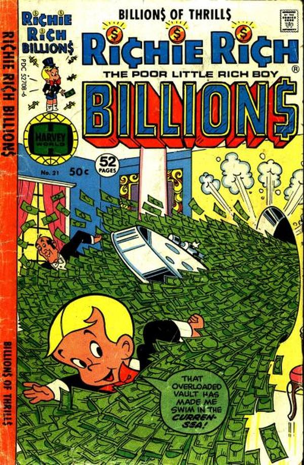 Richie Rich Billions #21 cover