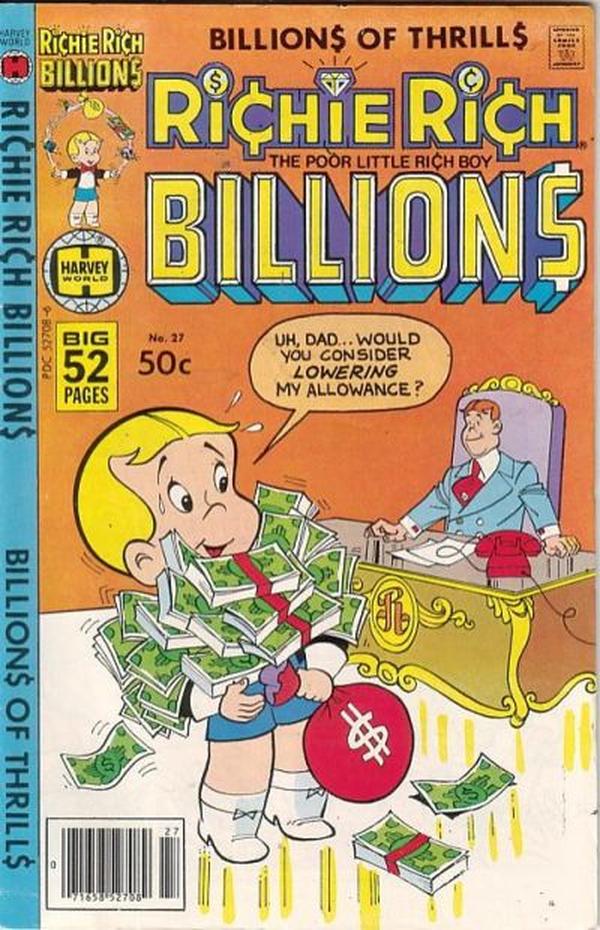 Richie Rich Billions #27 cover