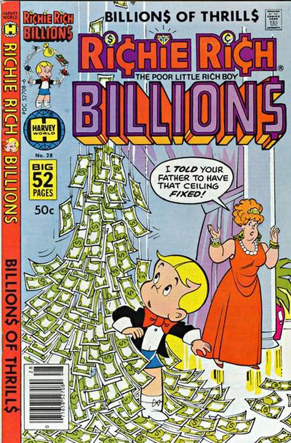 Richie Rich Billions #28 cover