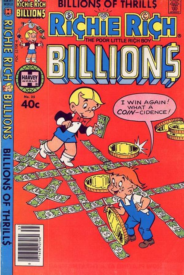 Richie Rich Billions #35 cover