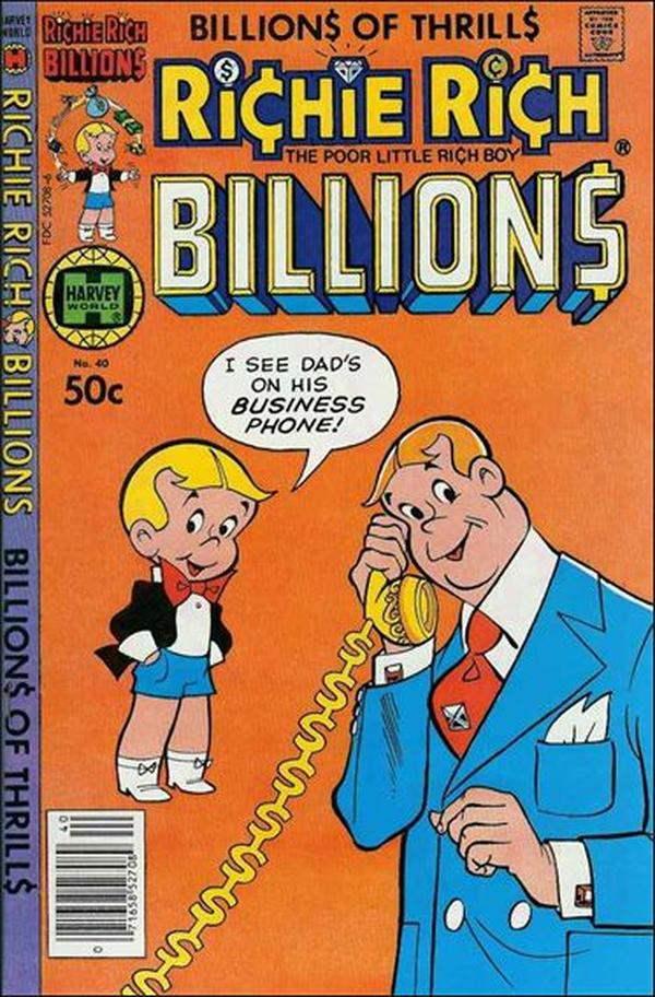 Richie Rich Billions #40 cover