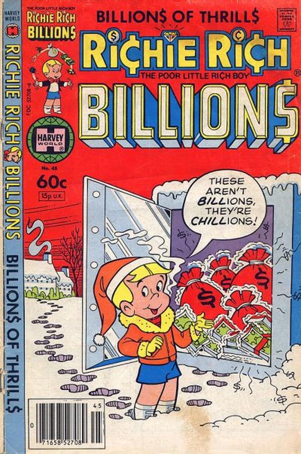 Richie Rich Billions #45 cover