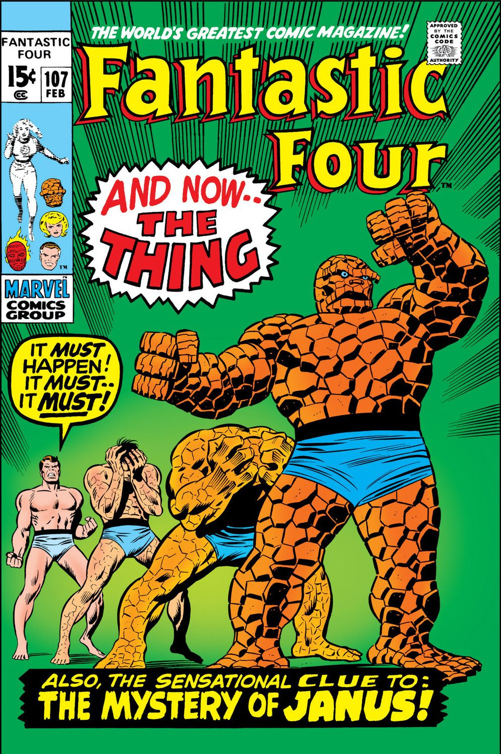 Fantastic Four #107 cover