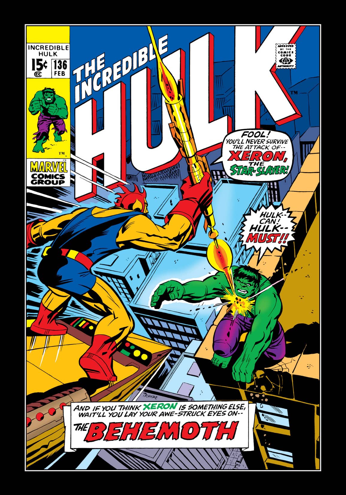 The Incredible Hulk #136 cover