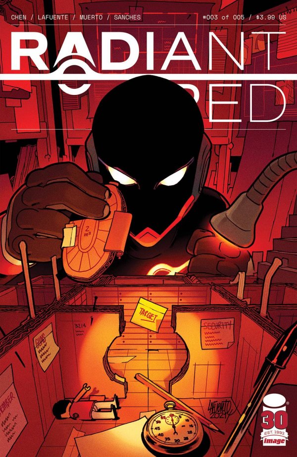 Radiant Red #3 cover