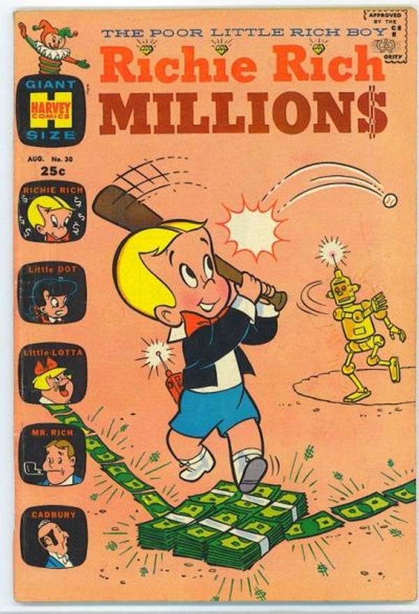 Richie Rich Millions #30 cover
