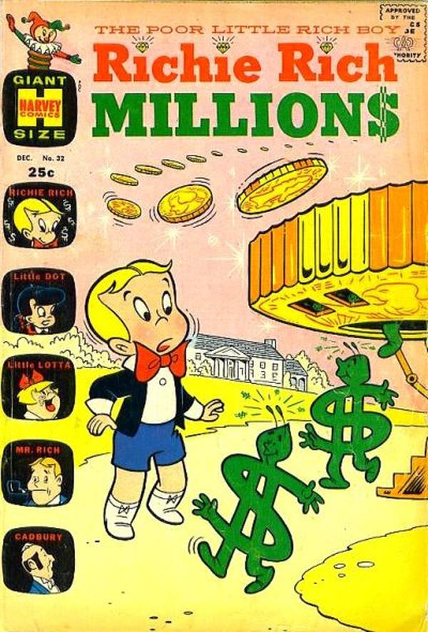 Richie Rich Millions #32 cover