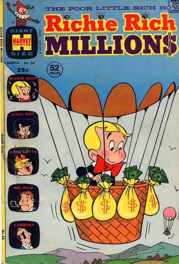 Richie Rich Millions #58 cover