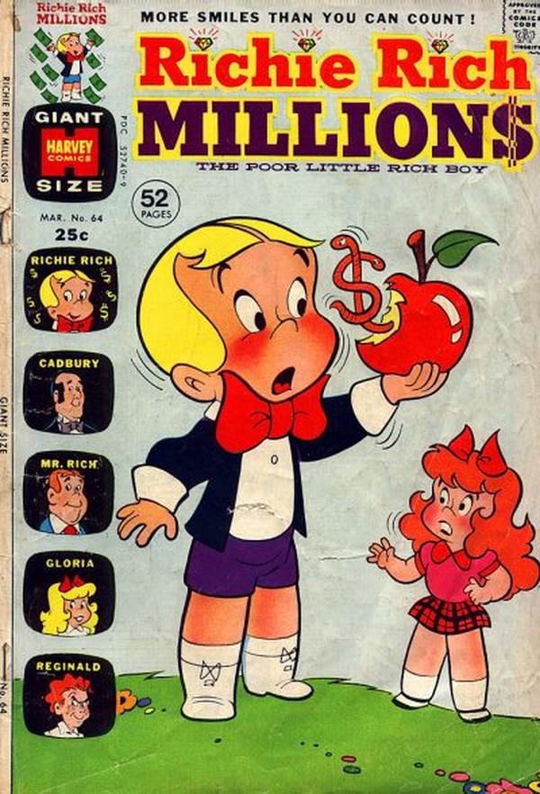 Richie Rich Millions #64 cover