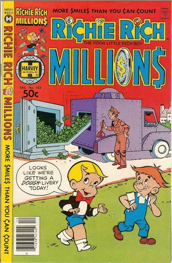 Richie Rich Millions #103 cover