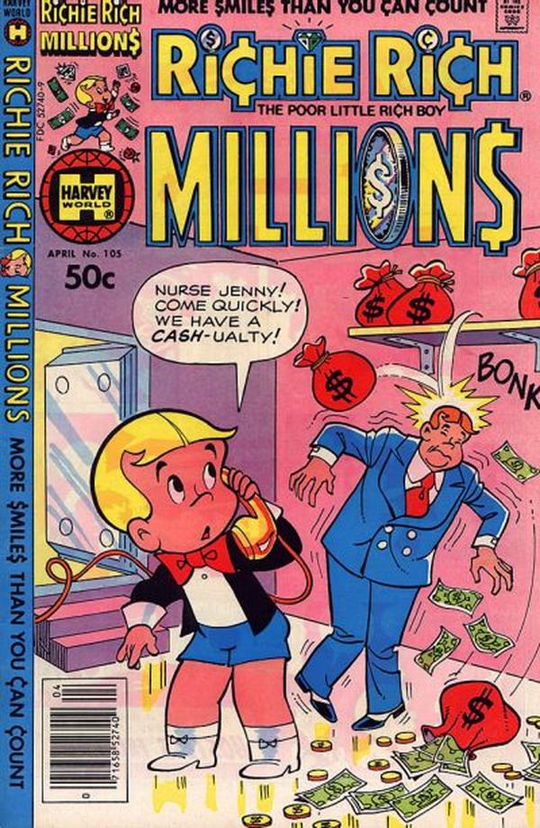Richie Rich Millions #105 cover