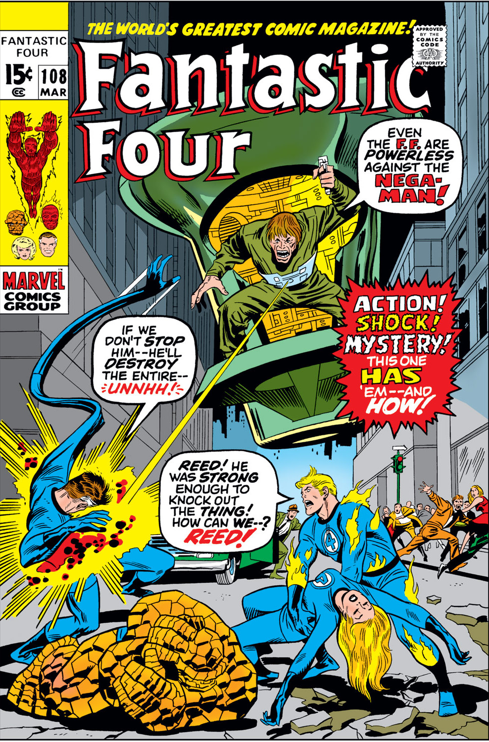 Fantastic Four #108 cover