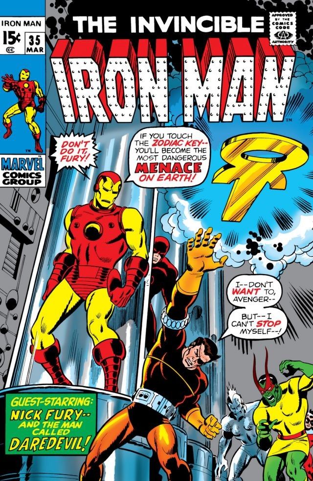 Iron Man #35 cover