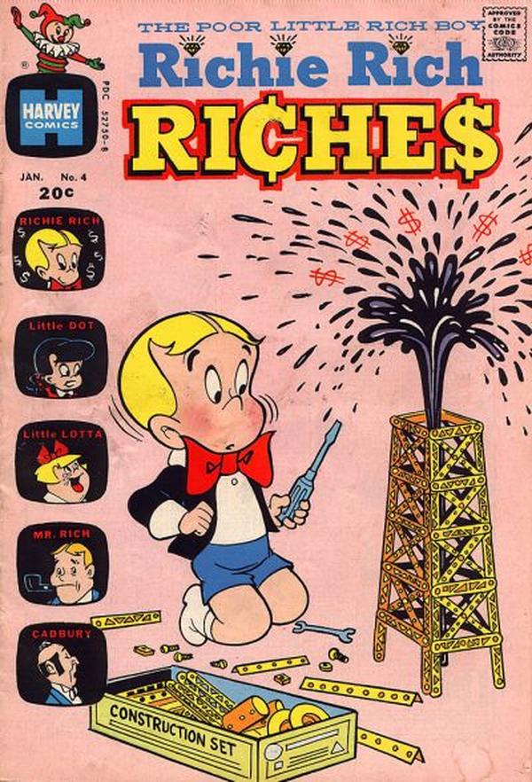 Richie Rich Riches #4 cover