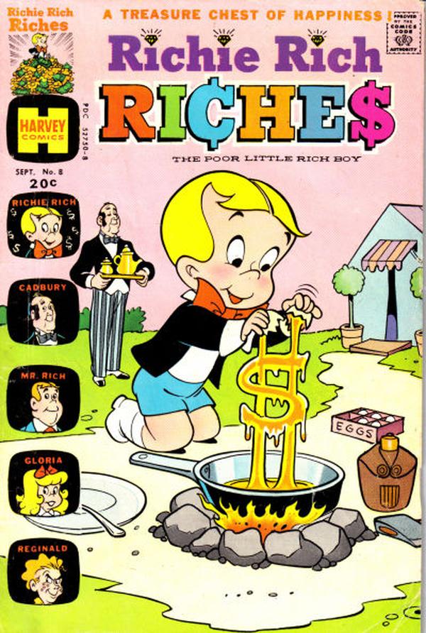 Richie Rich Riches #8 cover