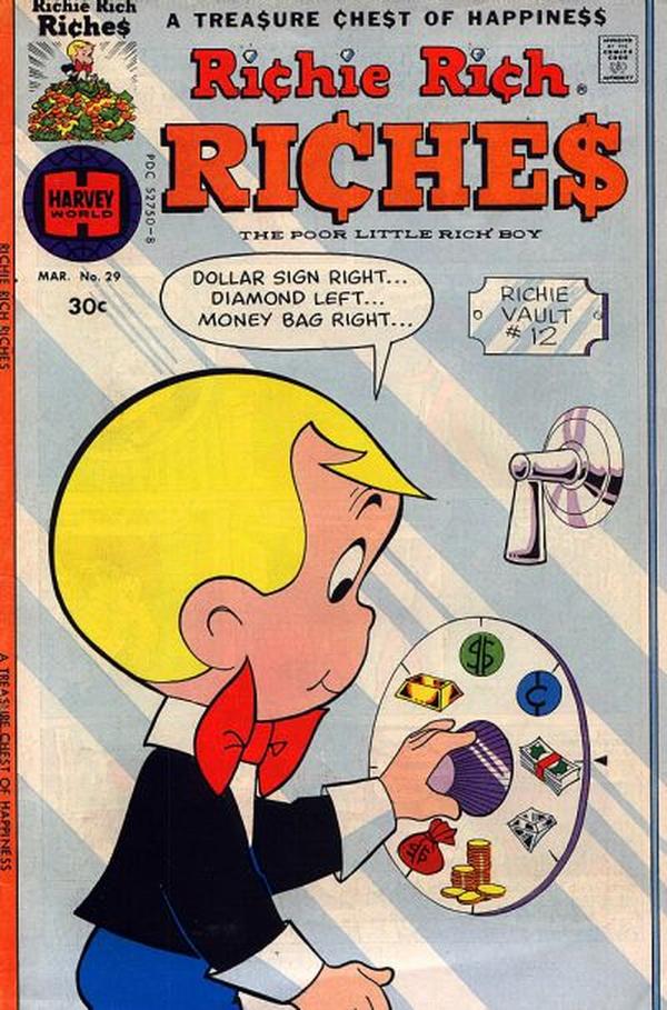 Richie Rich Riches #29 cover
