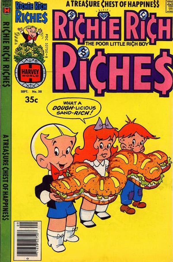 Richie Rich Riches #38 cover