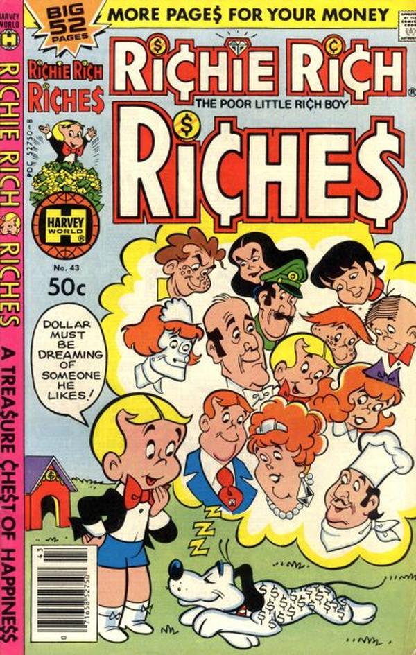 Richie Rich Riches #43 cover