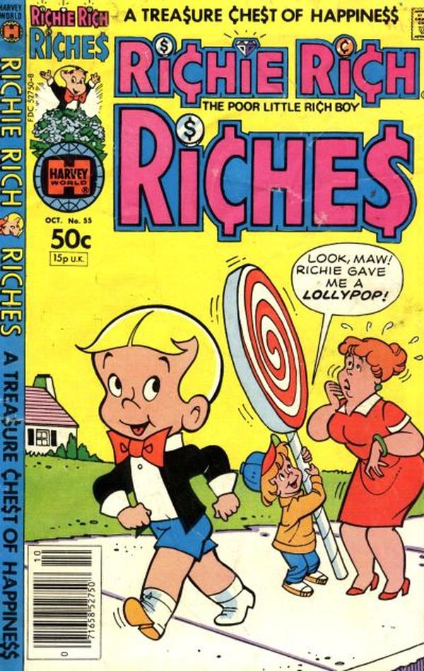 Richie Rich Riches #55 cover