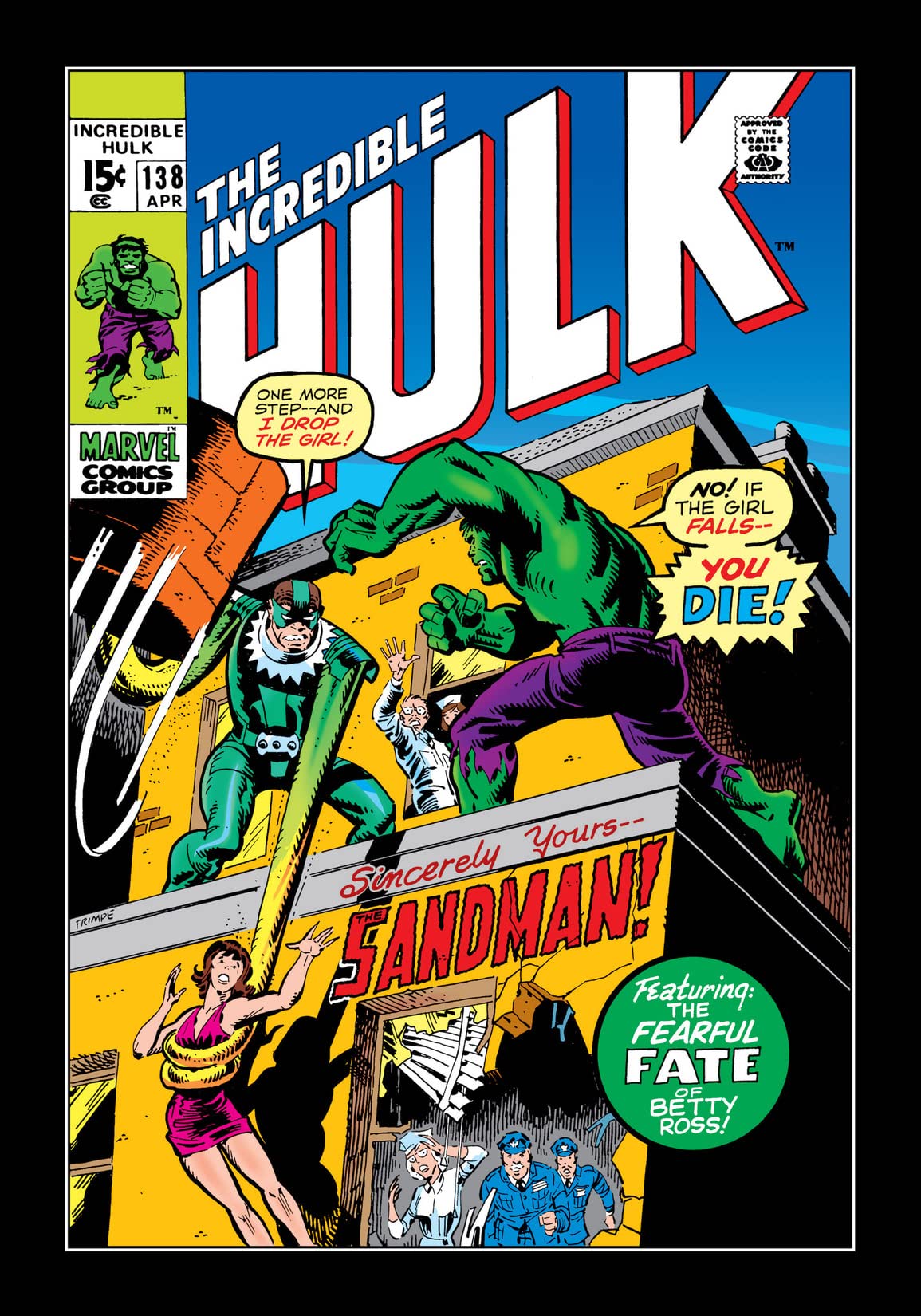 The Incredible Hulk #138 cover