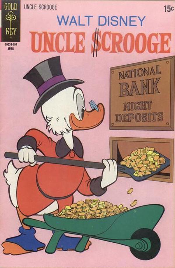 Walt Disney Uncle Scrooge #92 cover