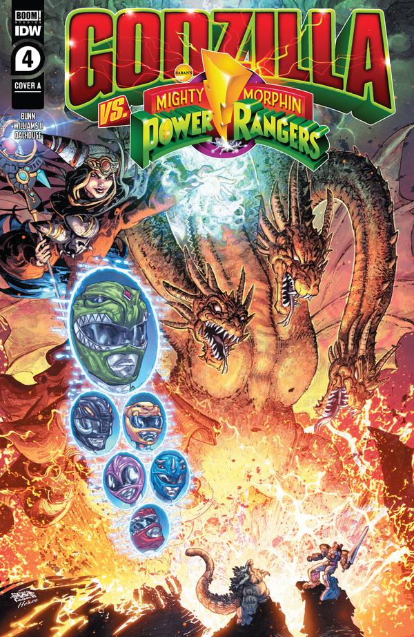 Godzilla vs. The Mighty Morphin Power Rangers #4