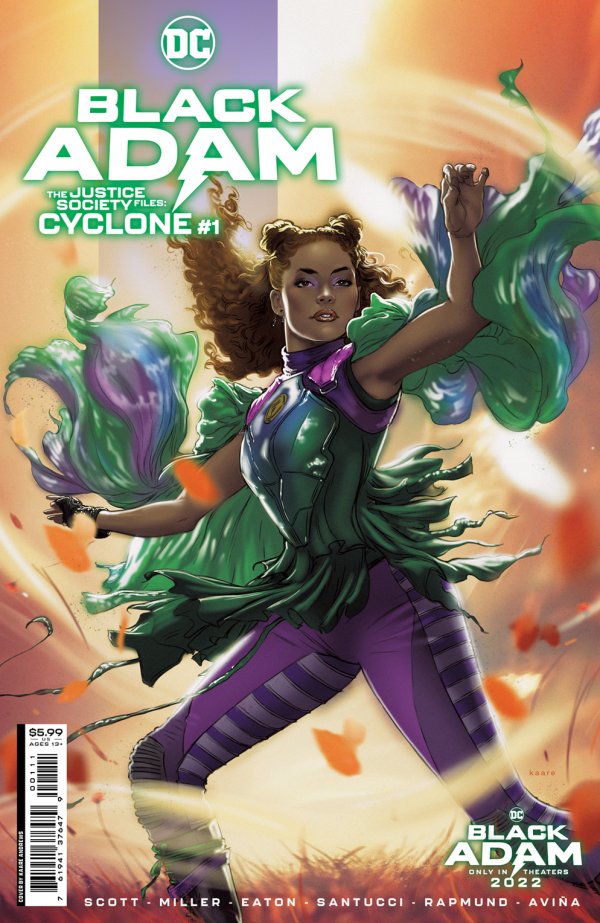 Black Adam - The Justice Society Files: Cyclone #1 cover