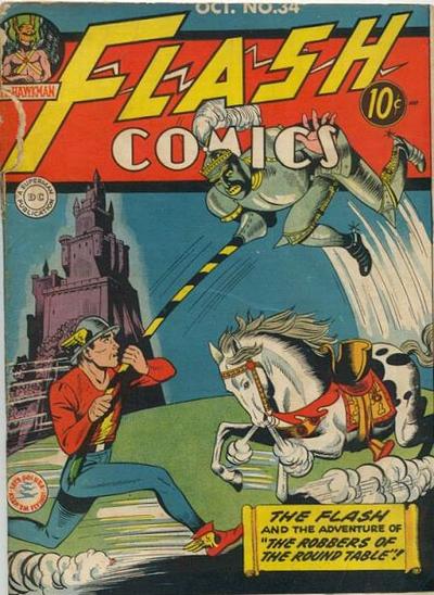 Flash Comics #34 cover