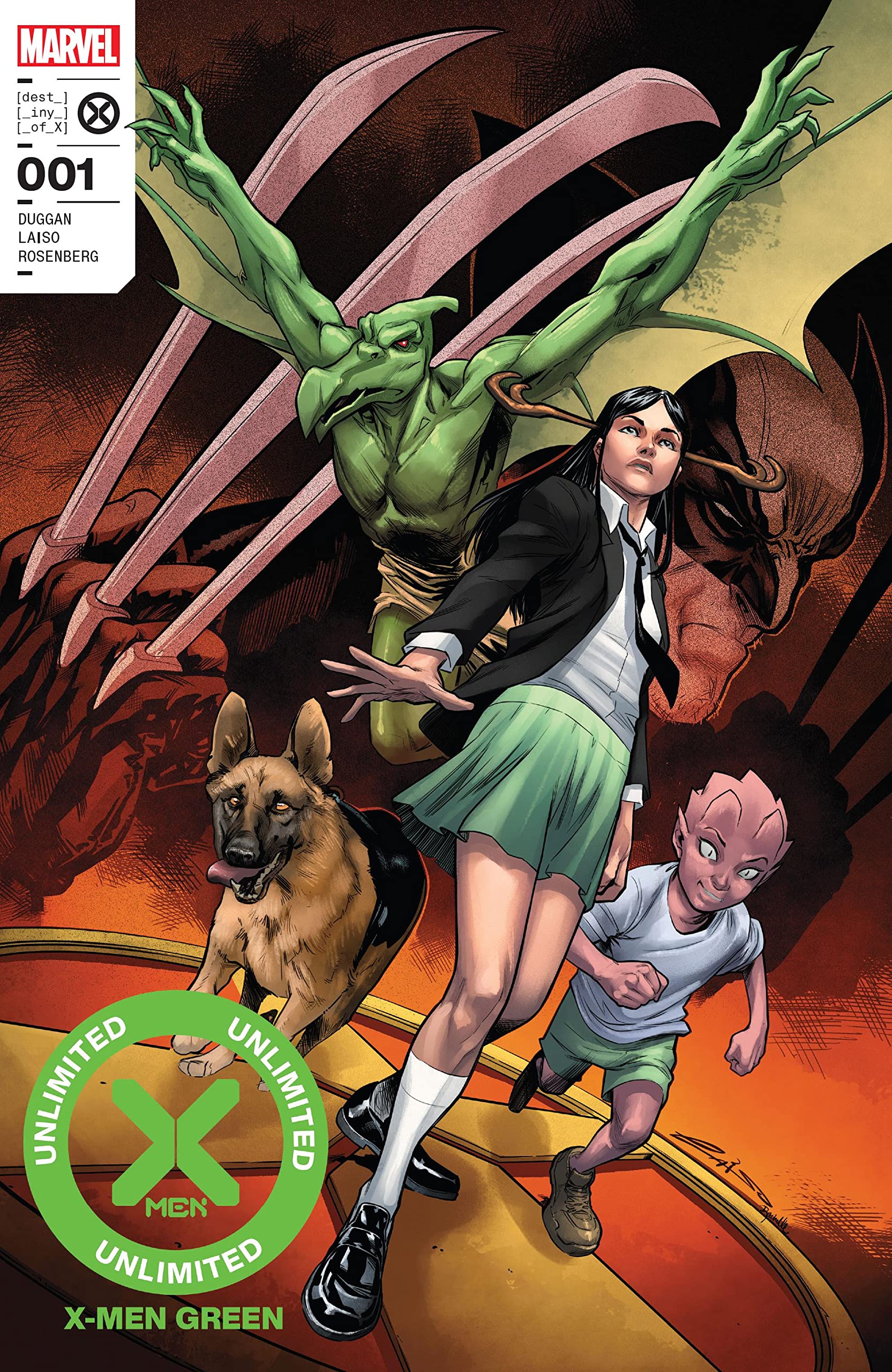 X-Men Unlimited: X-Men Green #1 cover