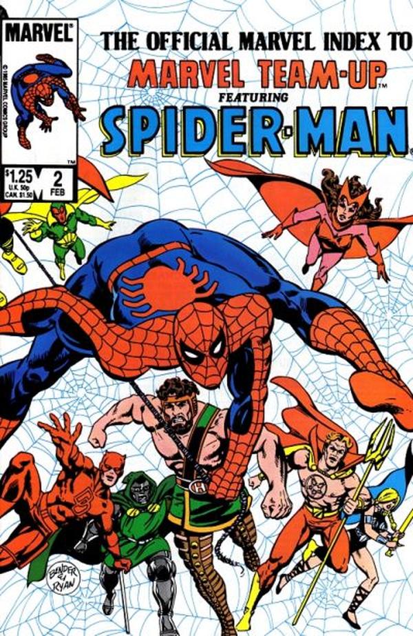 The Official Marvel Index to Marvel Team-Up #2 cover