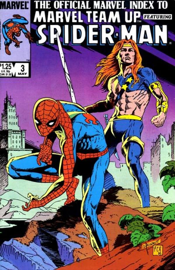 The Official Marvel Index to Marvel Team-Up #3 cover