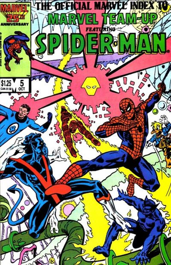 The Official Marvel Index to Marvel Team-Up #5 cover