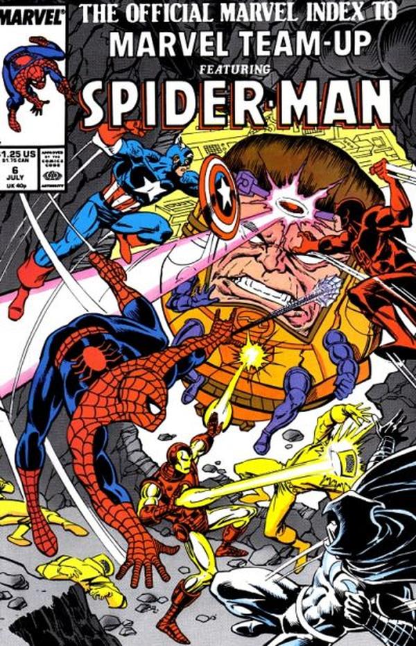 The Official Marvel Index to Marvel Team-Up #6 cover