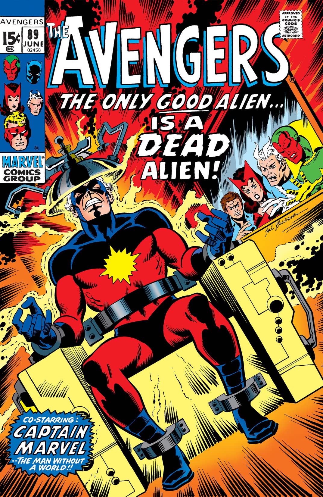 The Avengers #89 cover