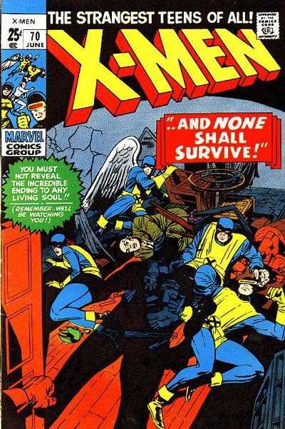 The X-Men #70 cover