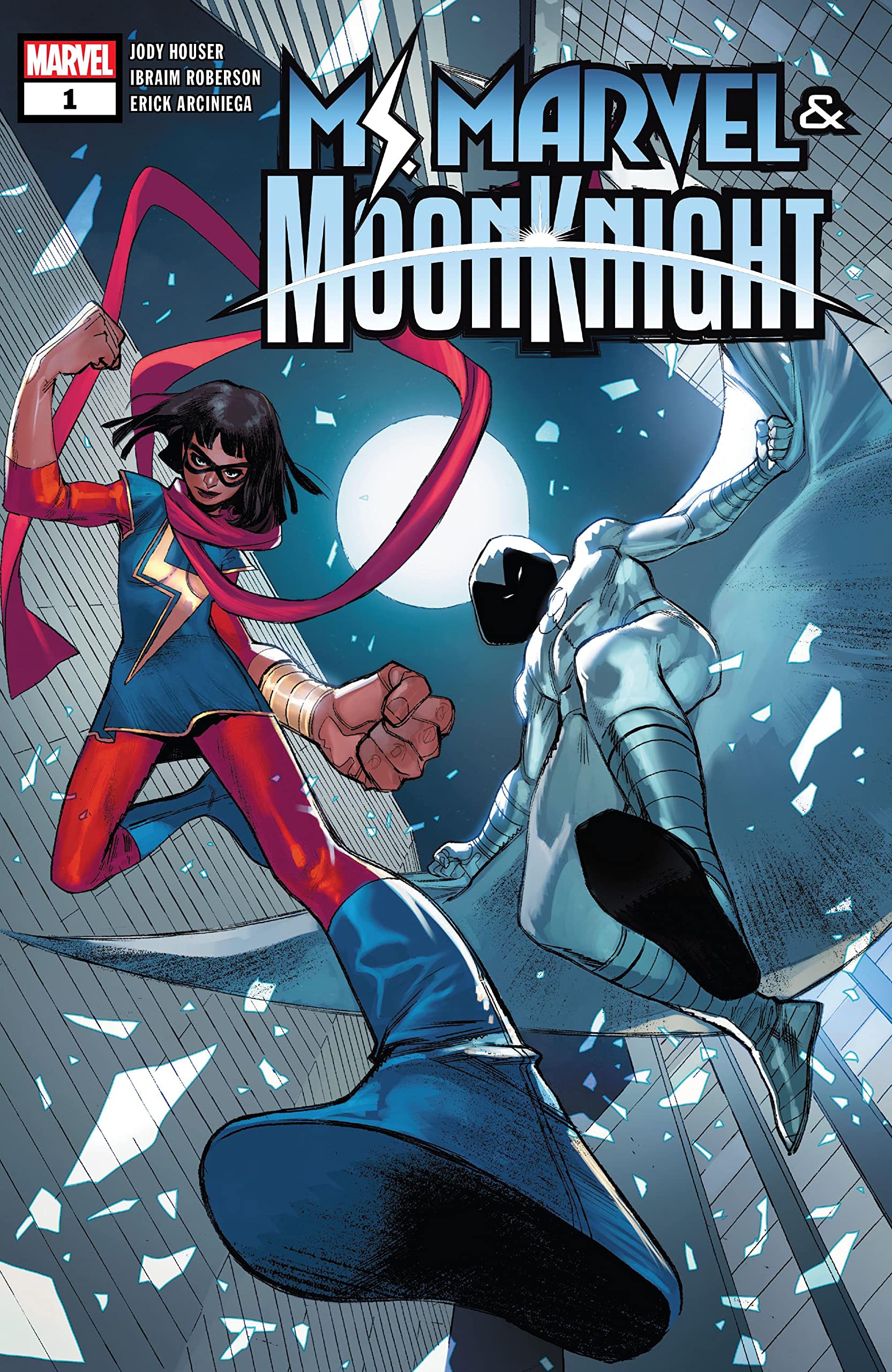 Ms. Marvel & Moon Knight #1 cover