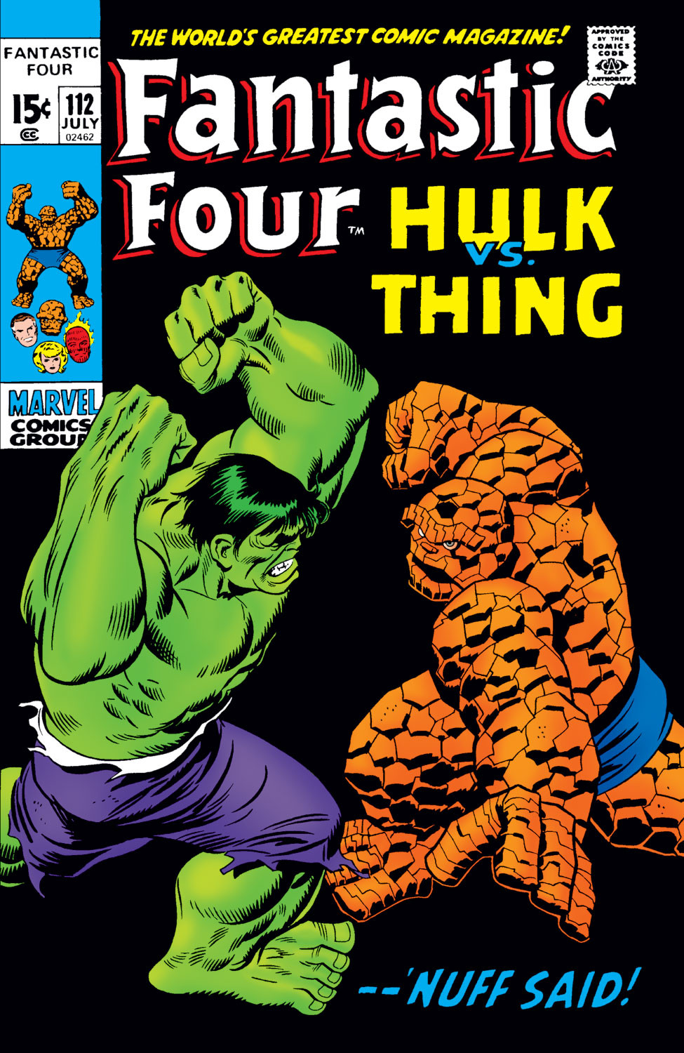 Fantastic Four #112 cover