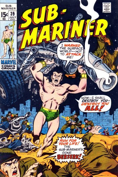 Sub-Mariner #39 cover