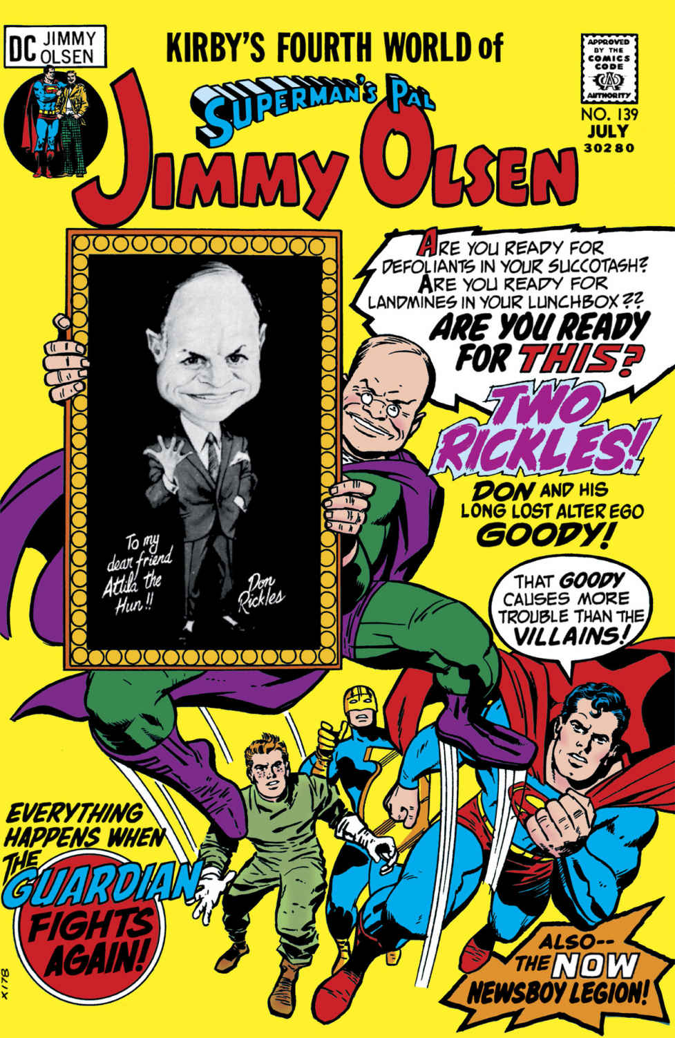 Superman's Pal, Jimmy Olsen #139 cover