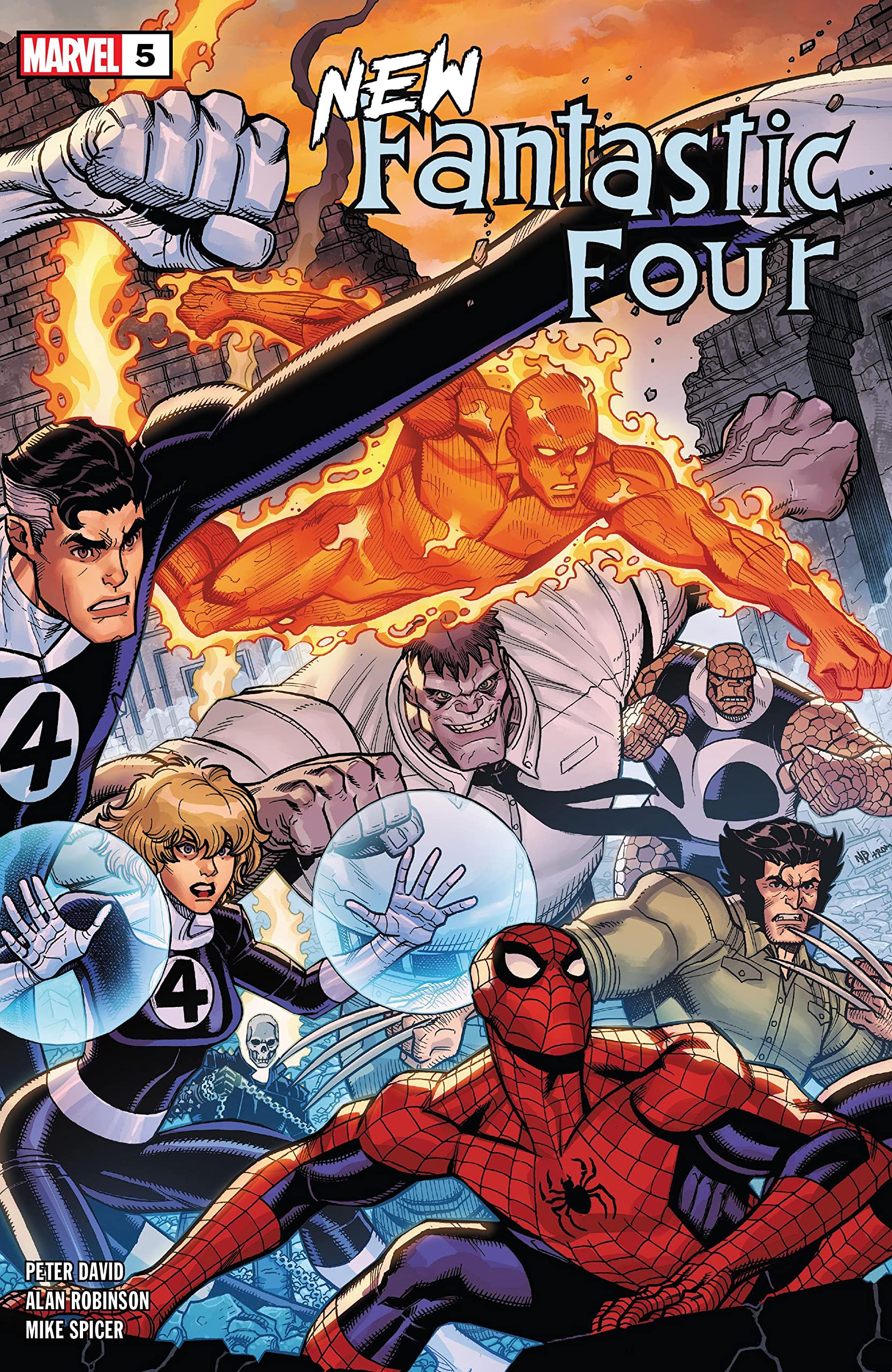 New Fantastic Four #5 cover